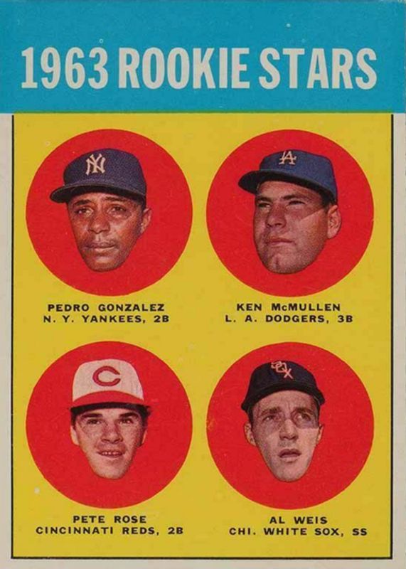 1963 Topps #537 Pete Rose Rookie Stars